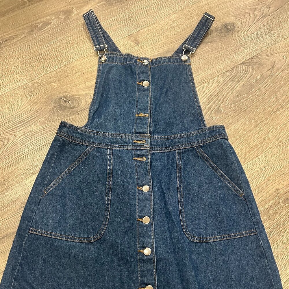 Denim Overall Skirt Jumper